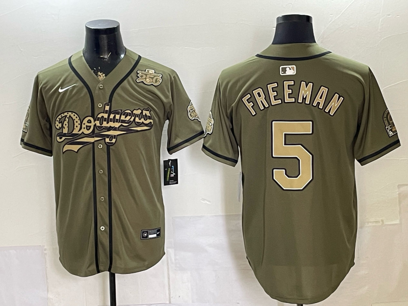 Men Los Angeles Dodgers #5 Freeman green Game 2026 Nike MLB Jersey 053001->los angeles dodgers->MLB Jersey